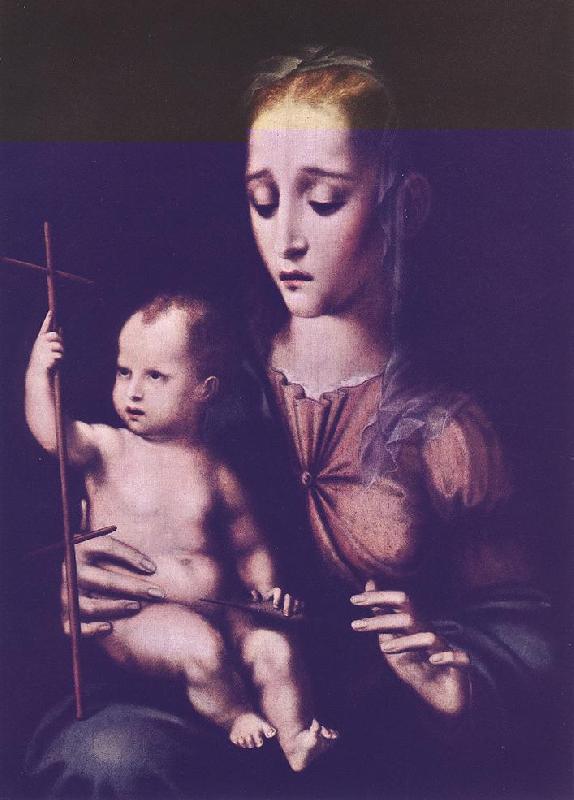 MORALES, Luis de Madonna with the Child sh Sweden oil painting art